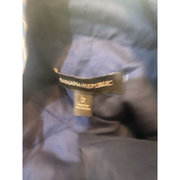 Banana Republic Floral Sun Dress - Blue Size 2 Mid Thigh Length - Picture 4 of 8